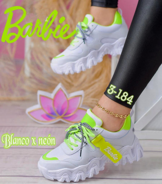 DEPORTIVO TRACTOR BARBIE PARA DAMA ELIGE COLOR Y TALLA👇